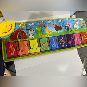 JoyJoz Music Mat toddler floor piano with Animal sounds